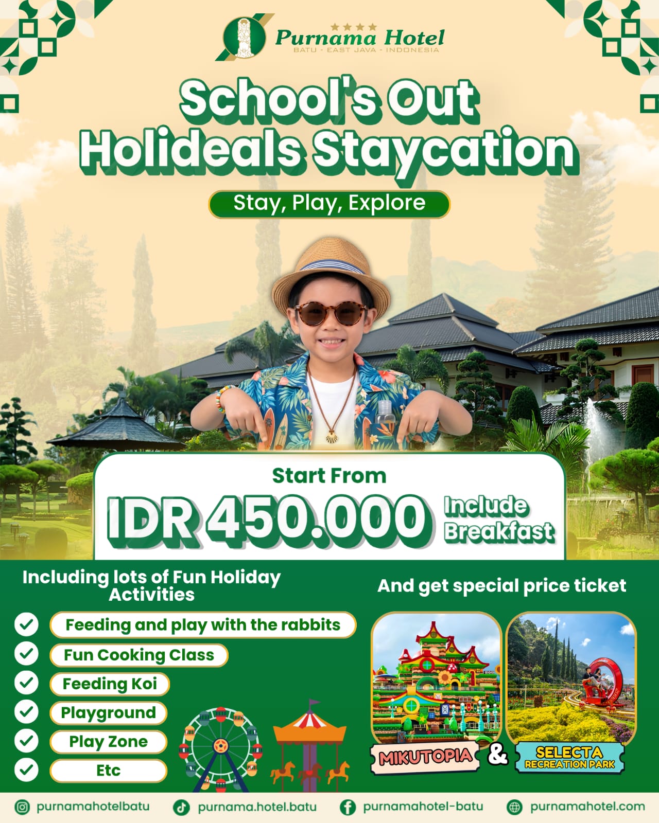 School's Out Holideals Staycation